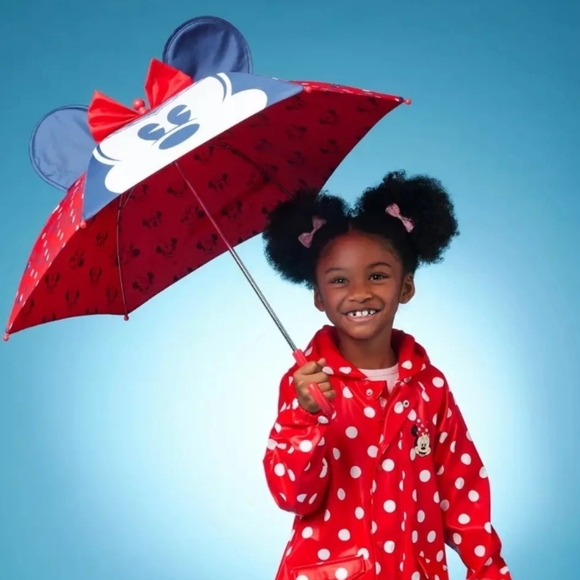 Minnie Mouse Red Polka Dot Raincoat Rain jacket3T Disney Disney Jr